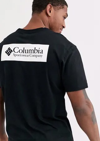 Черная футболка Columbia North Cascades-Черный