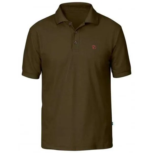 Футболка Fjällräven Crowley Pique Shirt, зеленый