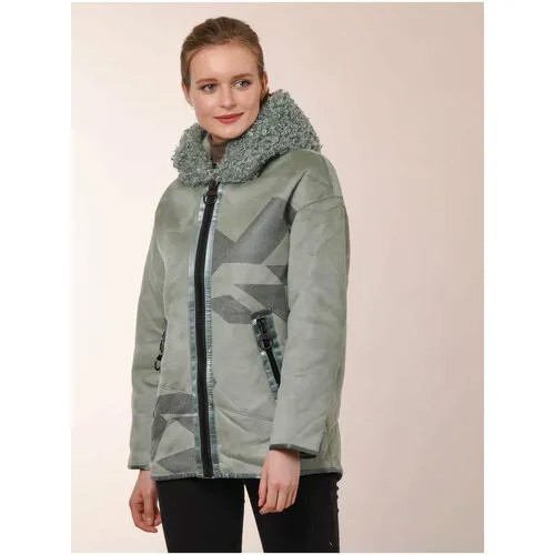 Куртка Cascatto, размер 48, серый, зеленый