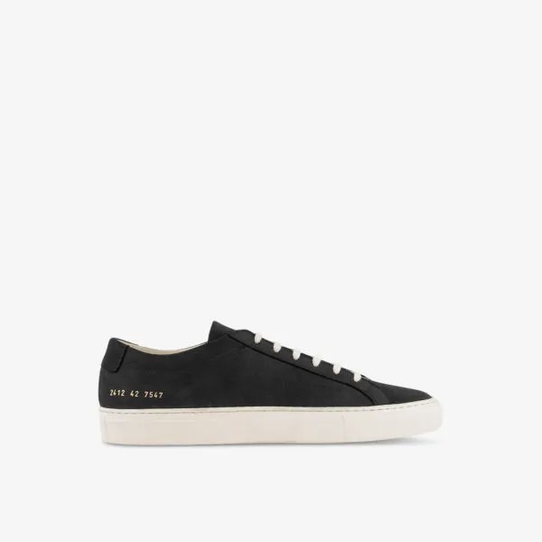 Замшевые низкие кеды achilles low с принтом Common Projects, черный