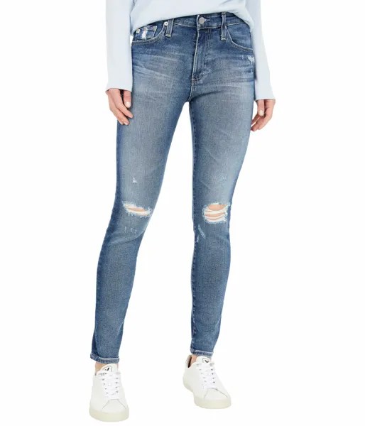 Джинсы AG Adriano Goldschmied, Farrah High-Rise Skinny Ankle in 12 Years Cherry Creek