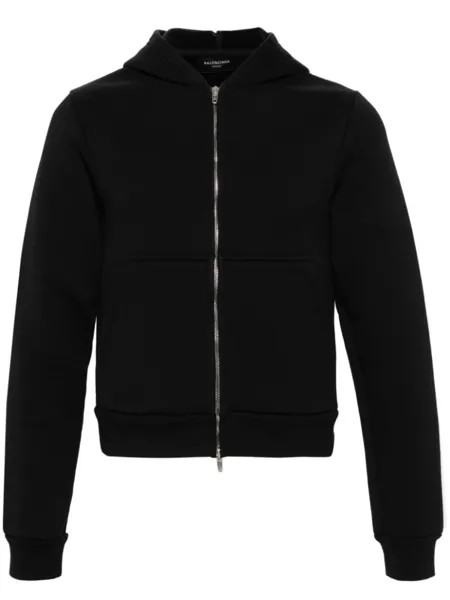 Balenciaga худи на молнии, черный