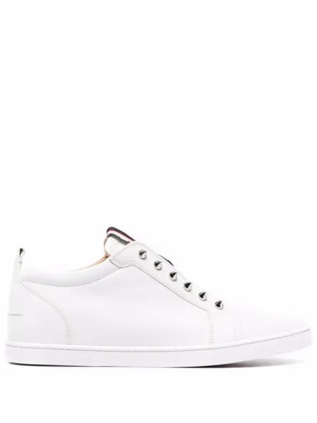 Слипоны с заклепками Christian Louboutin, белый