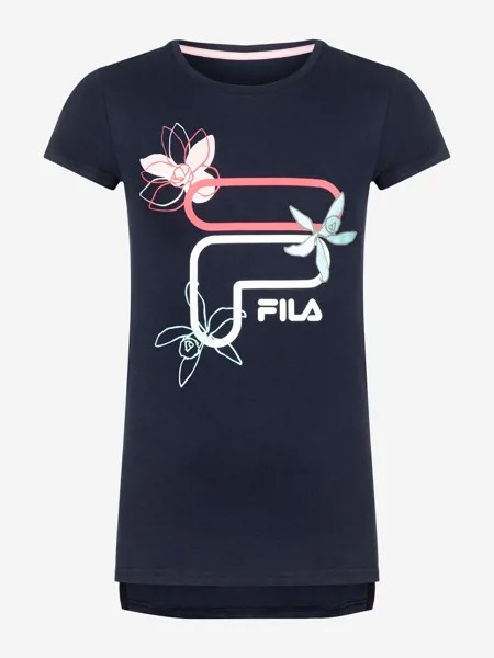 Футболка для девочек FILA, Синий