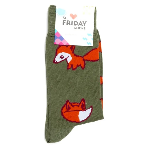 Носки унисекс St.Friday Socks STFR_Foxy_Green разноцветные 38-41