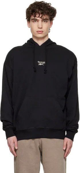 Черный худи из хлопка Reebok Classics