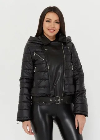 Кожаная куртка женская SARTORI DODICI 3580 черная 44 EU