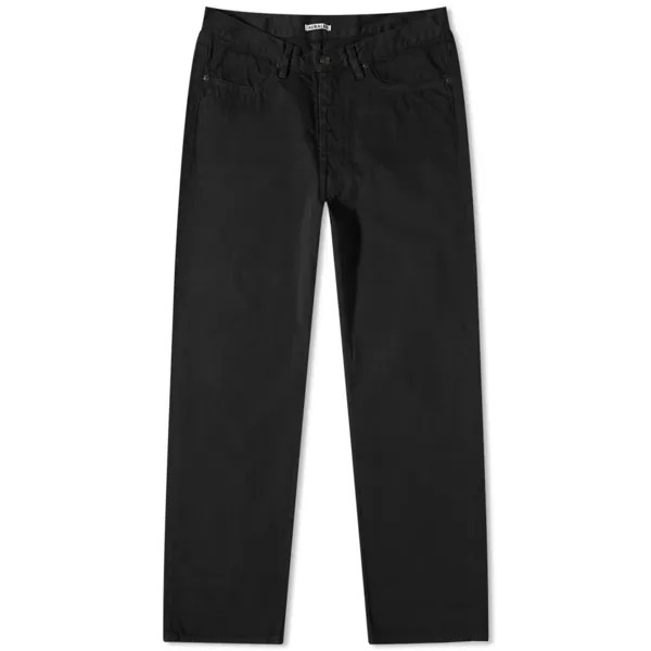 Джинсы Auralee Selvedge Light, черный