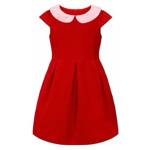 Платье радуга дети, размер 28/104, красный