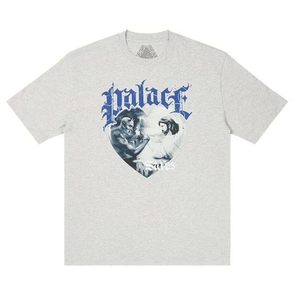 Футболка Palace Save Thyself T-Shirt, цвет Grey Marl