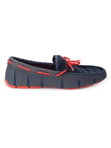 Лоферы Terry Driving Swims, цвет Navy Red