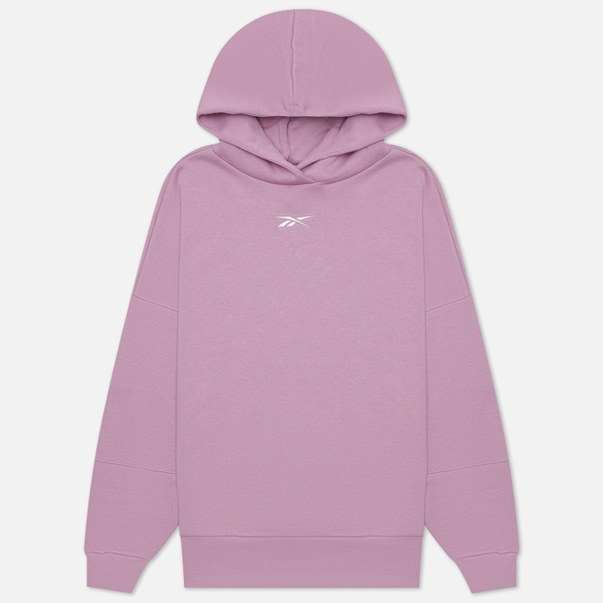 Женская толстовка Reebok Studio Recycled Oversize Hoodie фиолетовый, Размер M