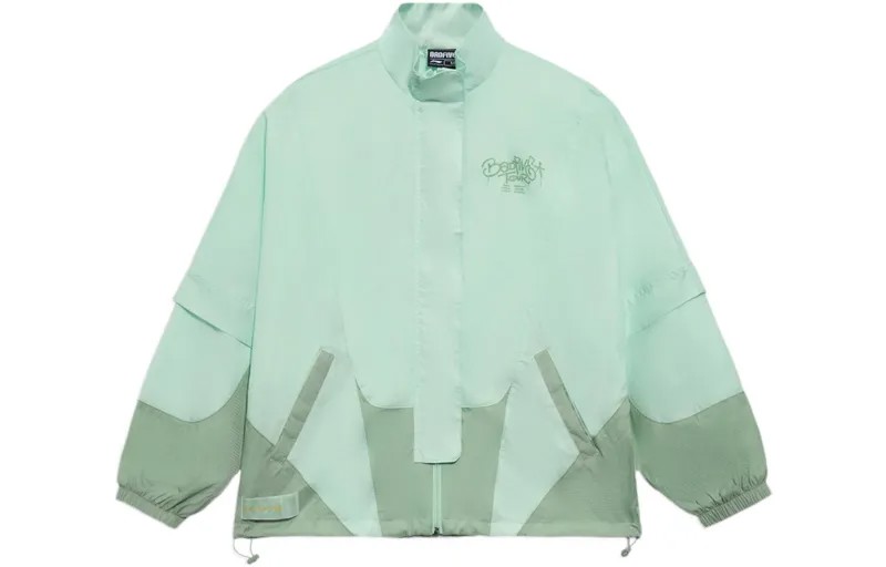 Badfive Тренчкот женский Water Waves зеленый Lining