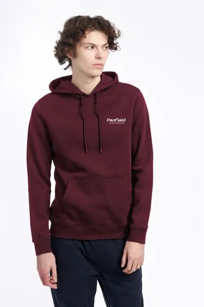 Худи Hudson фиолетового цвета с надписью Penfield, фиолетовый