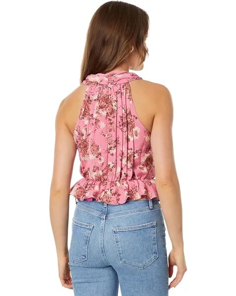 Топ line and dot Bloom Top, роза