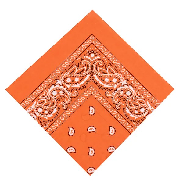 Бандана-платок женская Baziator в стиле hip-hop оранжевая