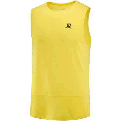 Майка Беговая Salomon Cross Run Empire Yellow/Heather (Us:m)