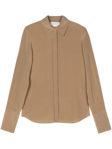 Шелковая рубашка Lelia Sportmax, бежевый