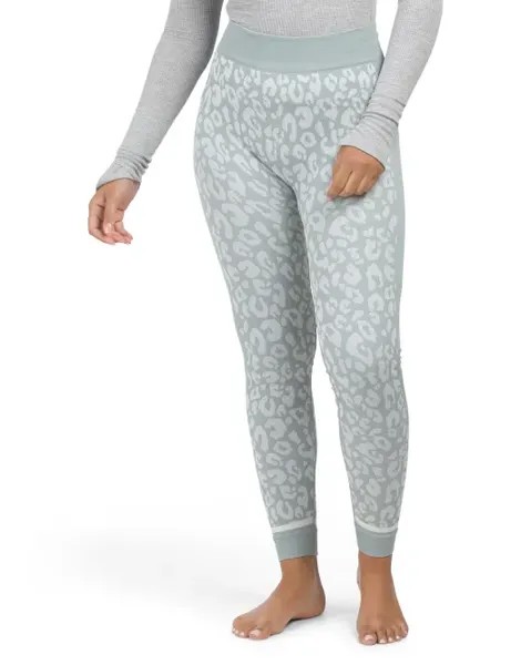 Жаккардовые леггинсы с леопардовым принтом Sweaty Betty, синий