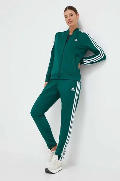 Спортивный костюм Essentials adidas, зеленый