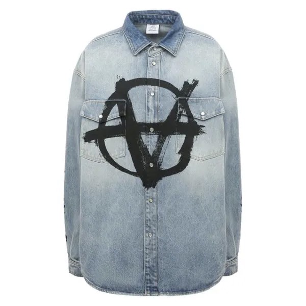 Джинсовая рубашка VETEMENTS