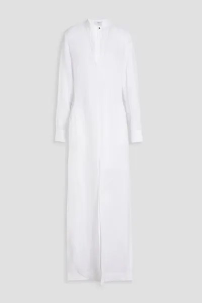 Льняное платье макси Albon Gabriela Hearst, белый