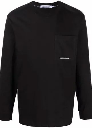 Calvin Klein Jeans футболка с длинными рукавами и логотипом