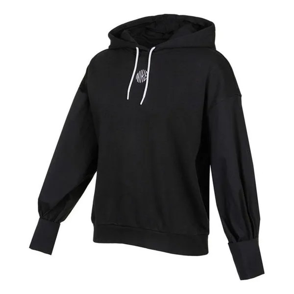 Толстовка (WMNS) Nike Sportswear Icon Clash Embroidery Logo Hoodie 'Black', черный