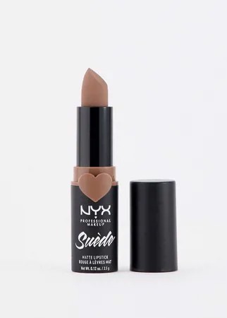 Матовая губная помада NYX Professional Makeup Suede - Munchies-Розовый