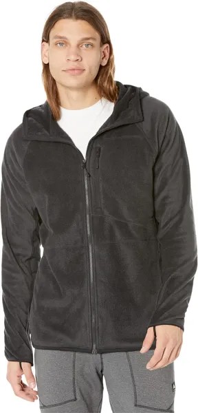 Толстовка Burton Stockrun Warmest Hooded Full Zip Fleece, цвет True Black