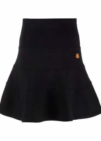 Kenzo мини-юбка с баской