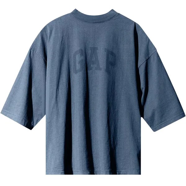 Футболка Yeezy Gap Engineered by Balenciaga Dove 3/4 Sleeve, темно-синий