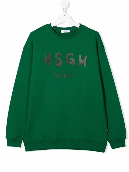 MSGM Kids толстовка с логотипом