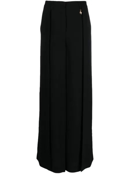 Расклешенные брюки с завышенной талией Zuhair Murad, черный