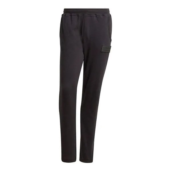 Спортивные штаны adidas originals SSilicon Swpant Solid Color Casual Bundle Feet Sports Long Pants Black, черный