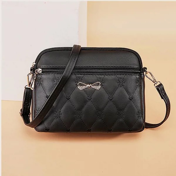 Yogodlns Новое прибытие Сумки на плечо для женщин Вышивка Сердце Crossbody Кошелек Женская кожаная сумочка