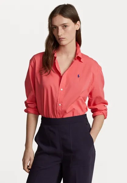 Рубашка Long Sleeve Polo Ralph Lauren, цвет peaceful coral