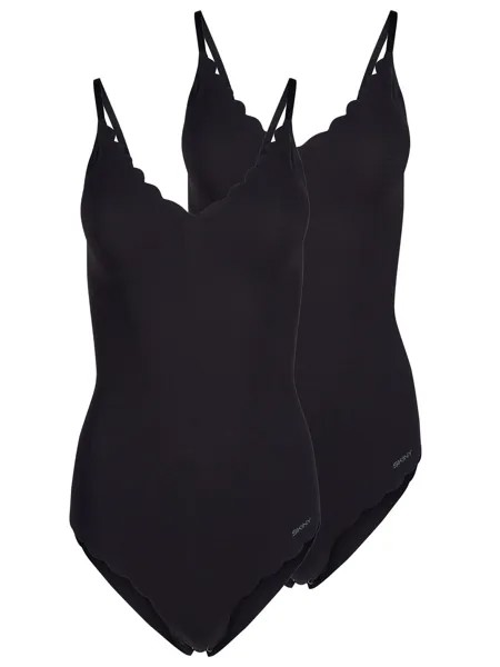 Боди Skiny 2er Pack herausn. Pads, черный