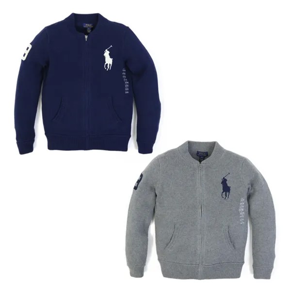 Кардиган с молнией во всю длину Polo Ralph Lauren Boys Big Pony — 2 цвета —