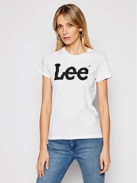 Футболка стандартного кроя Lee, белый
