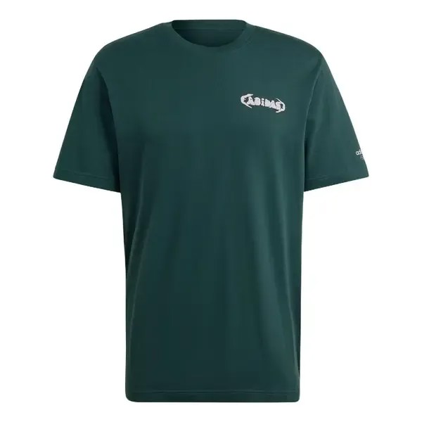 Футболка adidas originals Graphic Campus T-Shirt 'Green', зеленый