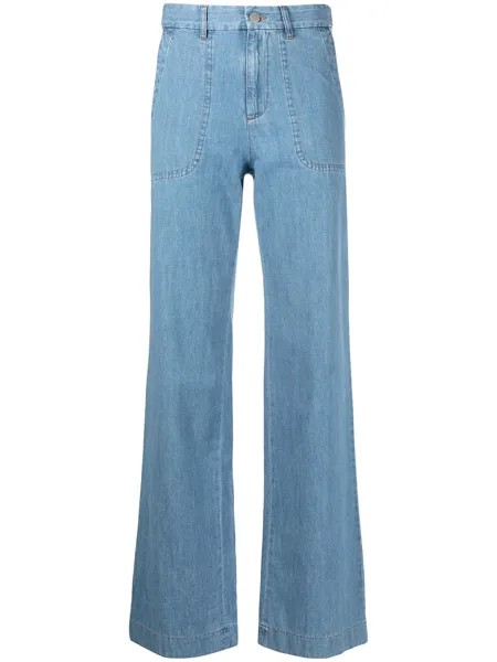 A.P.C. широкие джинсы с завышенной талией