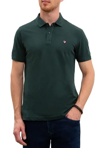 Футболка-поло мужская G081SZ0110ETP20-E U.S. POLO Assn. зеленая XS