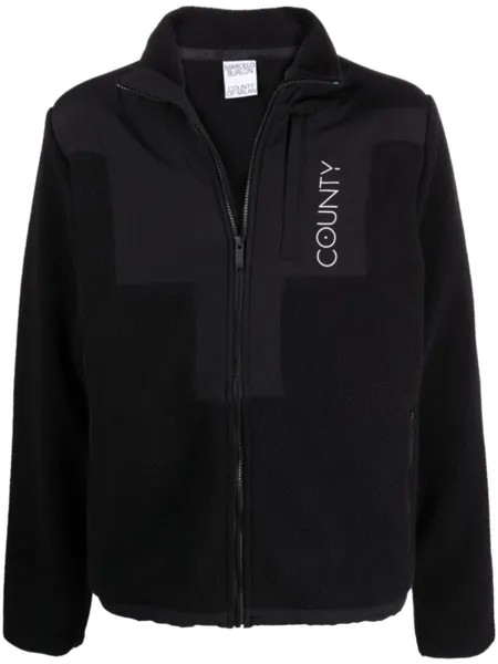 Marcelo Burlon County of Milan легкая куртка на молнии, черный