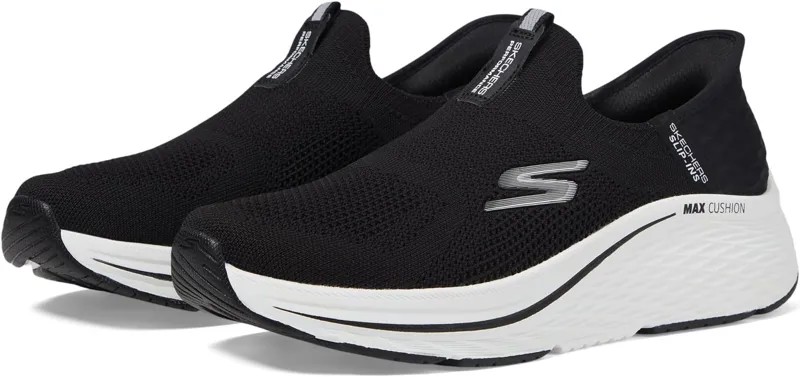 Кроссовки Max Cushioning Elite 2.0 Eternal Hands Free Slip-Ins SKECHERS, цвет Black/White