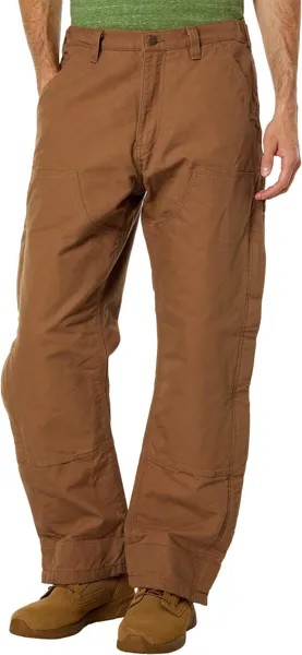 Свободные утепленные брюки с эффектом потертости Carhartt, цвет Carhartt Brown