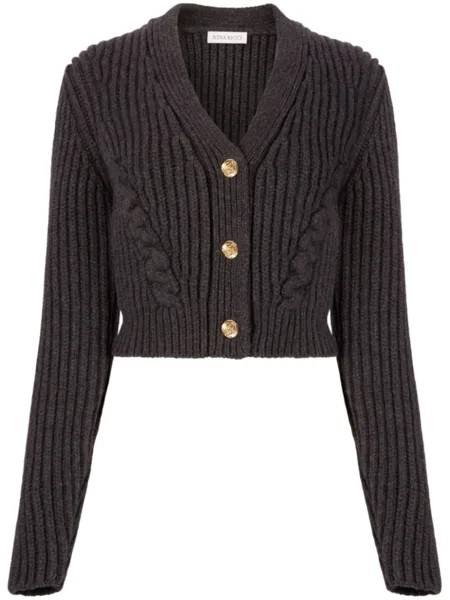 Nina Ricci кардиган с V-образным вырезом, серый