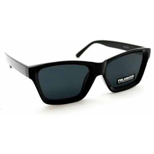 Солнцезащитные очки Polarized, прямоугольные, оправа: пластик, поляризационные