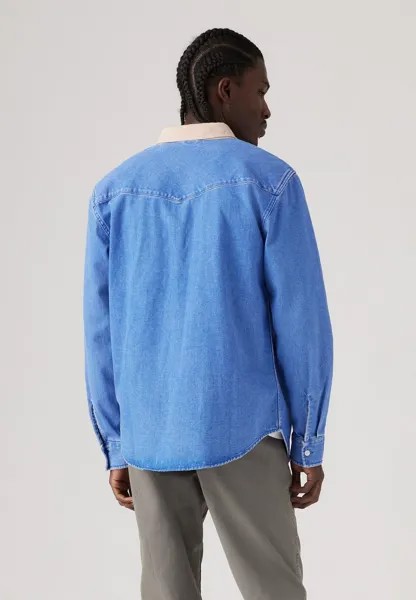 Рубашка RELAXED FIT WESTERN Levi's, синие джинсы