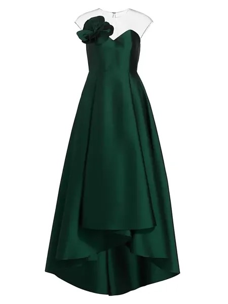 Платье Blakely с высоким вырезом и низким вырезом Sachin & Babi, цвет forest green